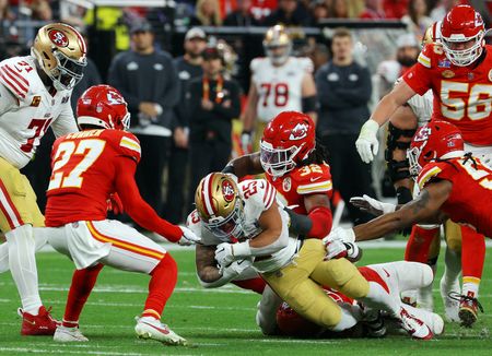 NFL-Spirits high but so are nerves as gates open for Super Bowl