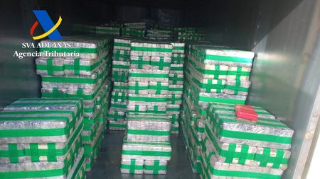 Spanish police seize 8 tonnes of cocaine hidden in fake power generator