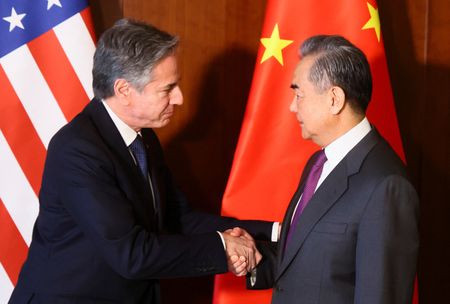 China's Wang Yi tells Blinken US should lift sanctions on Chinese firms