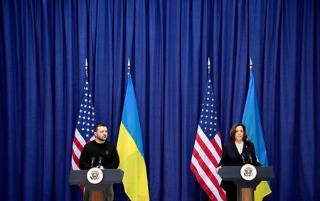US VP Harris: Will work to ensure Russia pays damages to Ukraine