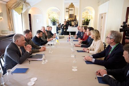 Zelenskiy urges leaders to send arms as 'artificial' shortage helps Putin