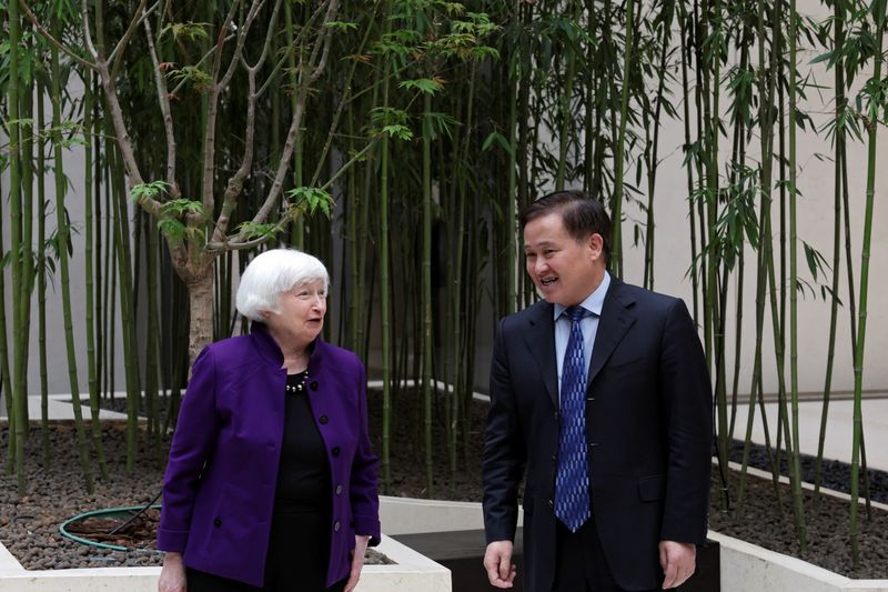 U.S., China to hold more financial shock exercises, Yellen says