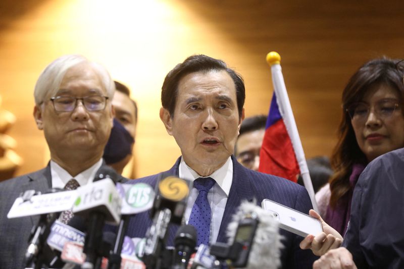 Taiwan, China can resolve differences, ex-president says after meeting Xi