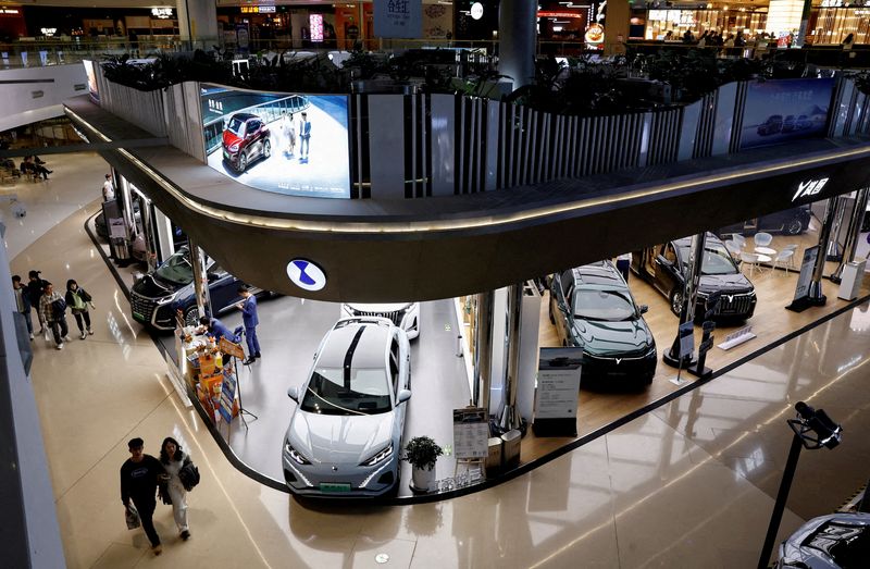 Exclusive-Mexico, facing US pressure, will halt incentives to Chinese EV makers