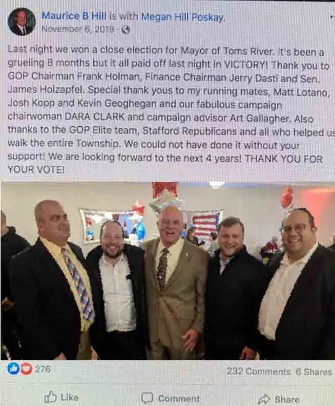 Toms River Mayor Mo Hill to be Recalled, Robocall Suggests Toms River Mayor Mo Hill to be Recalled, Robocall Suggests