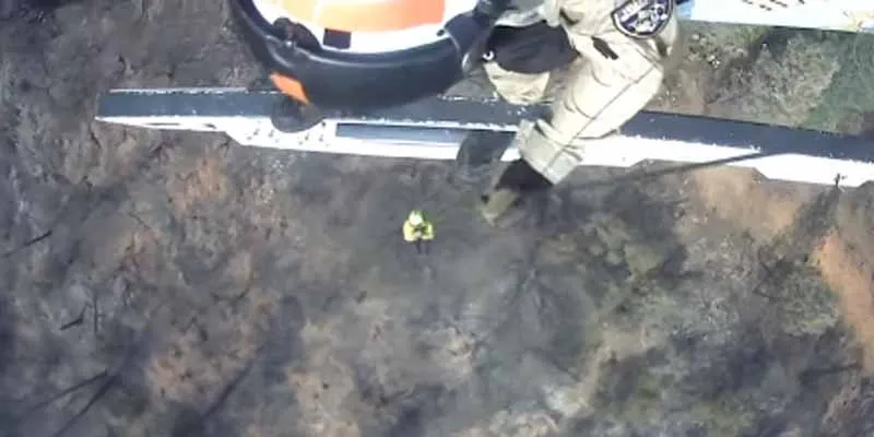 Watch: California Highway Patrol Pilot, Medic Rescue Firefighters Trapped in North Complex Fire Watch: California Highway Patrol Pilot, Medic Rescue Firefighters Trapped in North Complex Fire