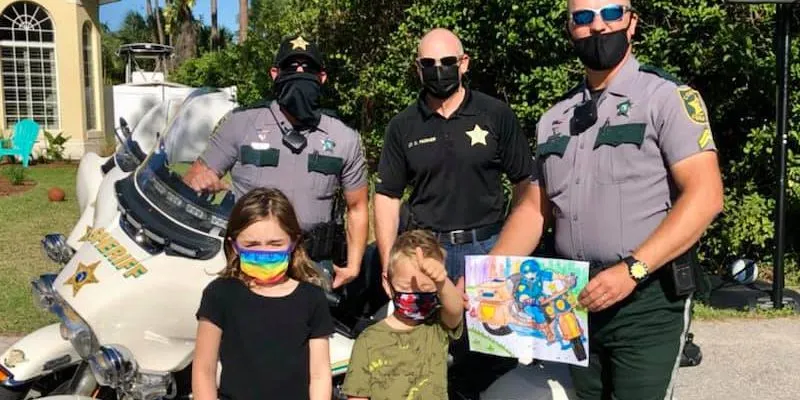 Childrens' Kind Gesture in Collier County Recognized by Sheriff's Departemnt Childrens' Kind Gesture in Collier County Recognized by Sheriff's Departemnt