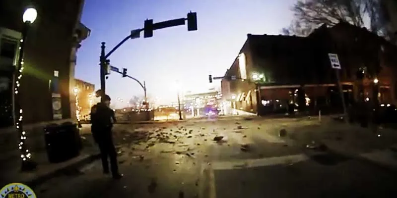 Watch: Police release body cam footage that captured Nashville bombing Watch: Police release body cam footage that captured Nashville bombing