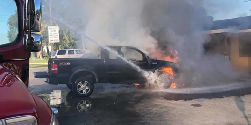 St. Lucie firefighters battle blaze St. Lucie firefighters battle blaze