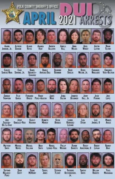 57 Arrested for DUI in Polk County in March, here's who 57 Arrested for DUI in Polk County in March, here's who