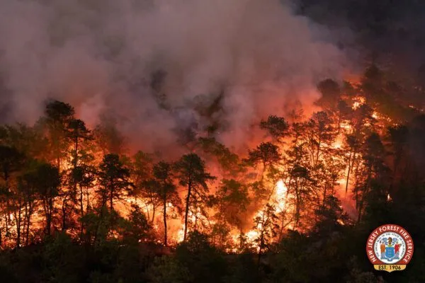Second Pine Barrens fire erupts as first one wraps up Second Pine Barrens fire erupts as first one wraps up