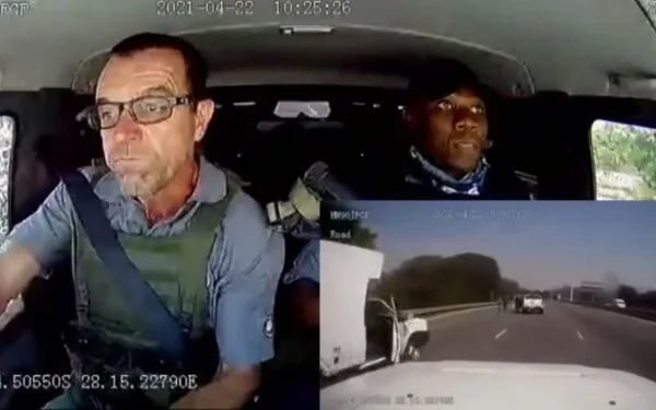New dashcam footage shows amazing driving skills during failed heist New dashcam footage shows amazing driving skills during failed heist