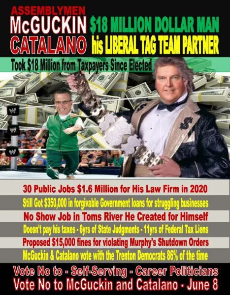 Ambrosio targets serial income tax cheat mega-dipper Greg McGuckin as primary election just two days away McGuckin Million Dollar Man 5