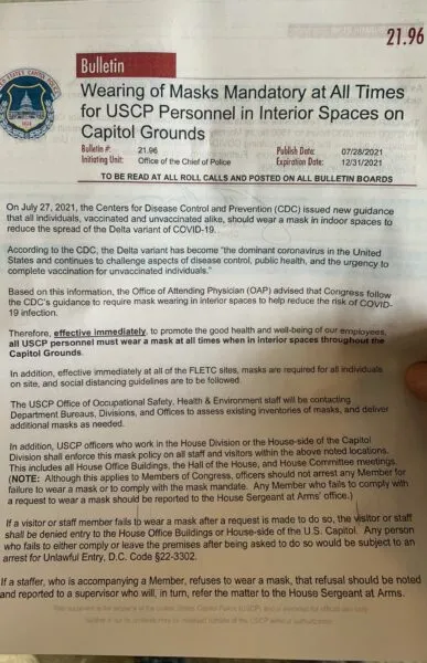Nancy Pelosi orders Capitol Police to arrest Americans who refuse to wear a facemask in Congress Nancy Pelosi orders Capitol Police to arrest Americans who refuse to wear a facemask in Congress