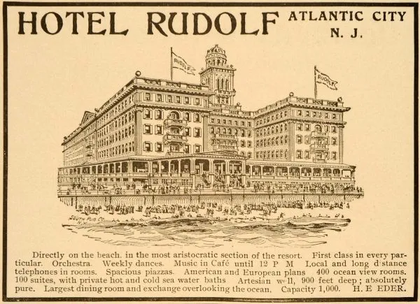 Portraits of Jersey Shore History - Hotel Rudolf, Atlantic City Portraits of Jersey Shore History - Hotel Rudolf, Atlantic City