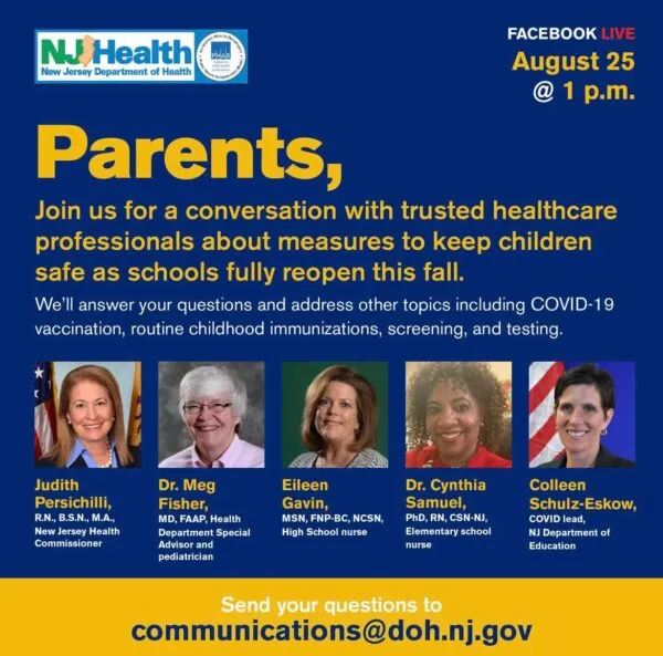 New Jersey Department of Health hints at mandatory COVID-19 vaccinations for children New Jersey Department of Health hints at mandatory COVID-19 vaccinations for children