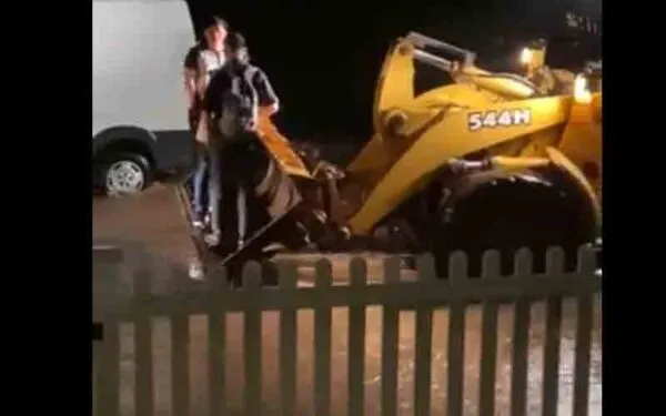 Teens pulled from North Plainfield raging flood in front end loader Teens pulled from North Plainfield raging flood in front end loader