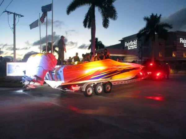 Police Discover Over 30 Migrants Hiding In A Boat During Routine Traffic Stop in Florida Police Discover Over 30 Migrants Hiding In A Boat During Routine Traffic Stop in Florida