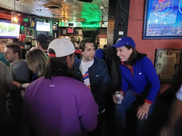 New York Governor Kathy Hochul Parties Maskless at Bar While Your Kids Forced to Wear them At School All Day Long New York Governor Kathy Hochul Parties Maskless at Bar While Your Kids Forced to Wear them At School All Day Long