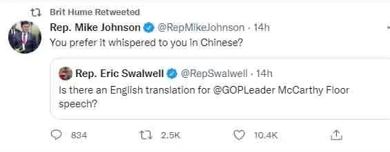 Mark Johnson savages Chinese spy-lover Eric Swalwell Mark Johnson savages Chinese spy-lover Eric Swalwell