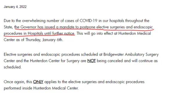 Murphy says he won't ban elective surgeries, but one hospital claimed he already has Murphy says he won't ban elective surgeries, but one hospital claimed he already has