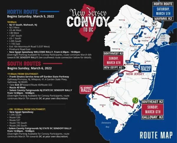Ocean County will be ground zero for the People's Convoy to D.C. trucker protest in nation's capital Ocean County will be ground zero for the People's Convoy to D.C. trucker protest in nation's capital