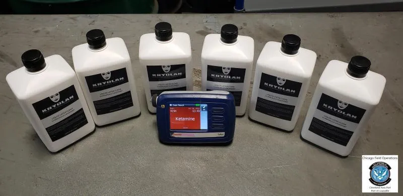 CBP Officers in Louisville Seize 15 Pounds of Ketamine Ketamine