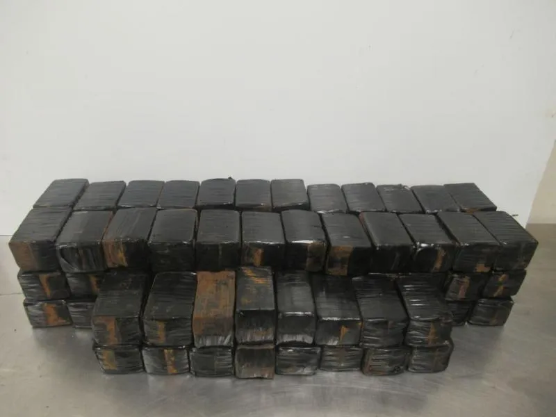 CBP Officers Seize over $1 Million in Cocaine and Methamphetamine at the Hidalgo International Bridge Packages containing nearly 68 pounds of methamphetamine seized by CBP officers at Hidalgo International Bridge.