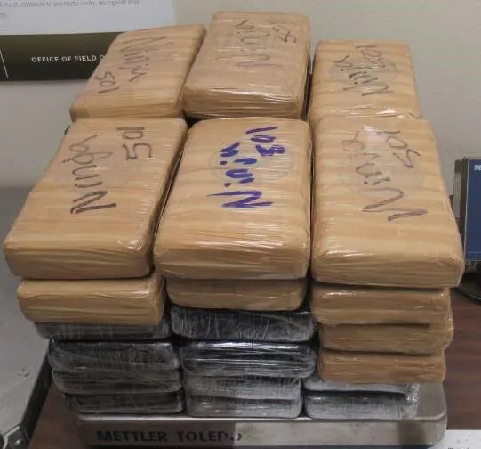 CBP Officers Seize over $700K in Cocaine at the Hidalgo International Bridge Packages containing nearly 93 pounds of cocaine seized by CBP officers at Hidalgo International Bridge.