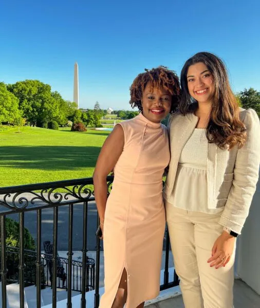New Biden Press Secretary Sports Ivanka Trump Brand Dress on First Day of Job at White House New Biden Press Secretary Sports Ivanka Trump Brand Dress on First Day of Job at White House