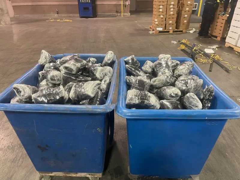 CBP Officers “Squash” Attempt to Smuggle 550+ Pounds of Narcotics in Produce Shipment The total amount of narcotics that was extracted from the boxes of squash was 552.65 pounds of methamphetamine, with an estimated street value of about $1.2 million and 2.78 pounds of cocaine, worth approximately an additional $39,000.