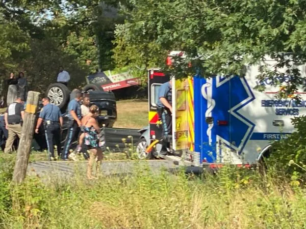 Jackson Police Respond to Overturned Vehicle Crash on Cross Street Near Lakewood Jackson Police Respond to Overturned Vehicle Crash on Cross Street Near Lakewood