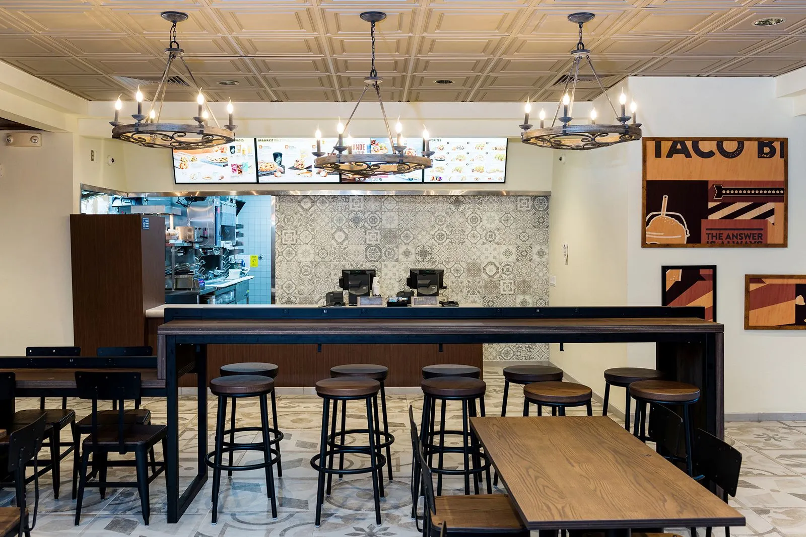 Taco Bell Goes Over and Above to Create a More Engaging Interior Taco Bell Goes Over and Above to Create a More Engaging Interior