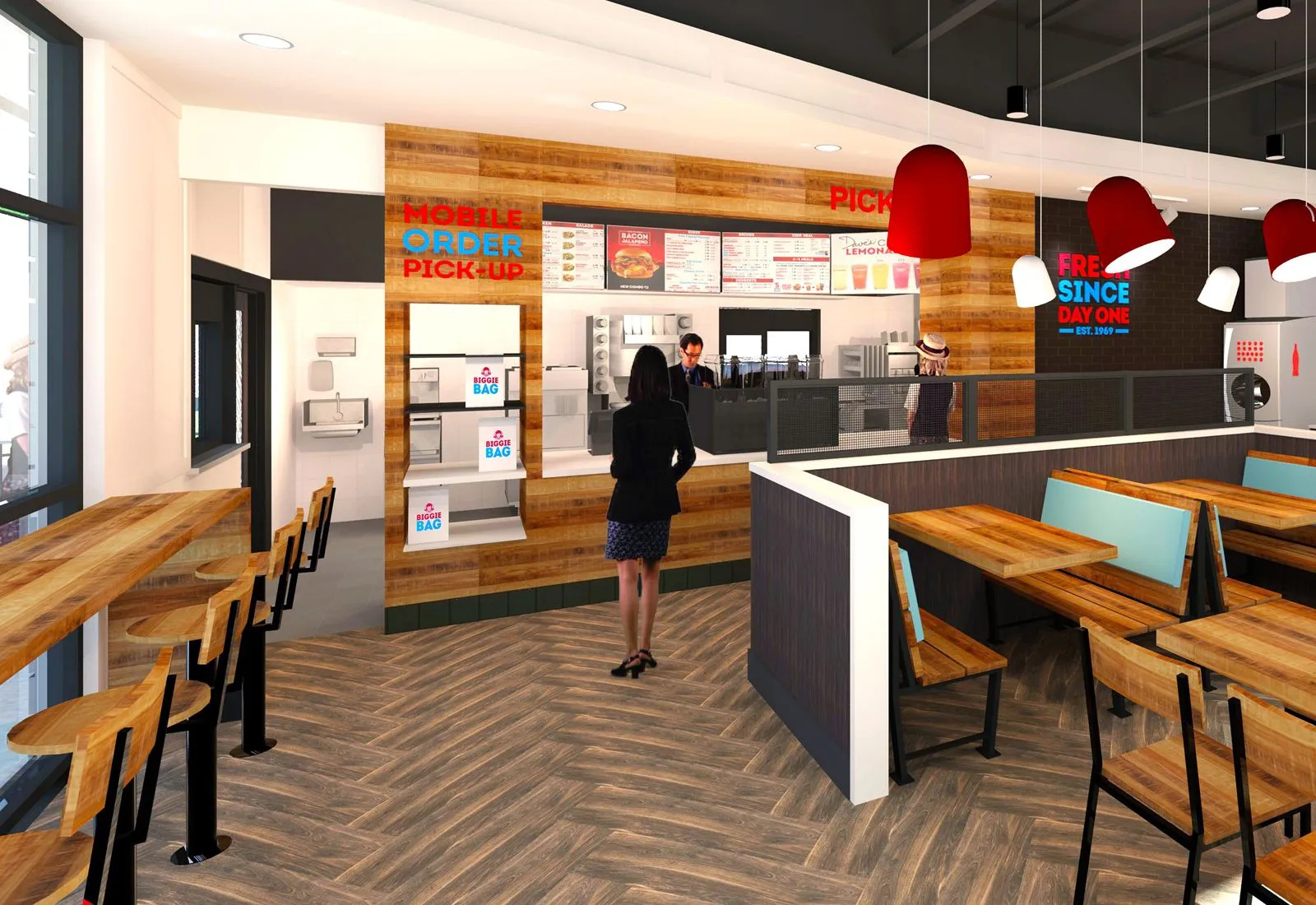 Wendy's Global Next Gen Far Counter Wendy's Announces Innovative New Global Restaurant Design Standard: