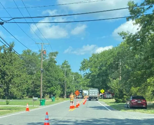 Whitesville Road in Jackson Experiencing Delays Due to Water Main Install for New Developments Whitesville Road in Jackson Experiencing Delays Due to Water Main Install for New Developments