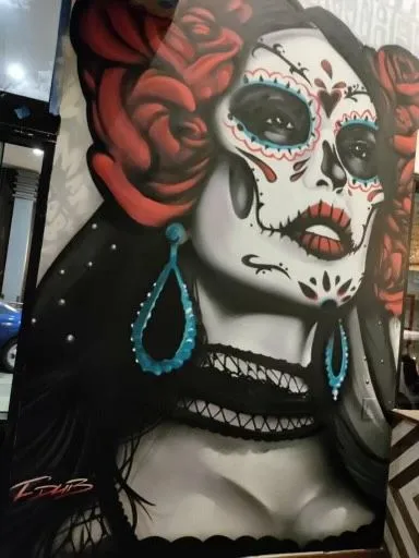 The restaurant's decor will feature four large-scale murals by local street artists from the Los Angeles design studio Splatterhaus Mexican Eatery, Calaca Mamas Cantina Coming Soon to Downtown Anaheim