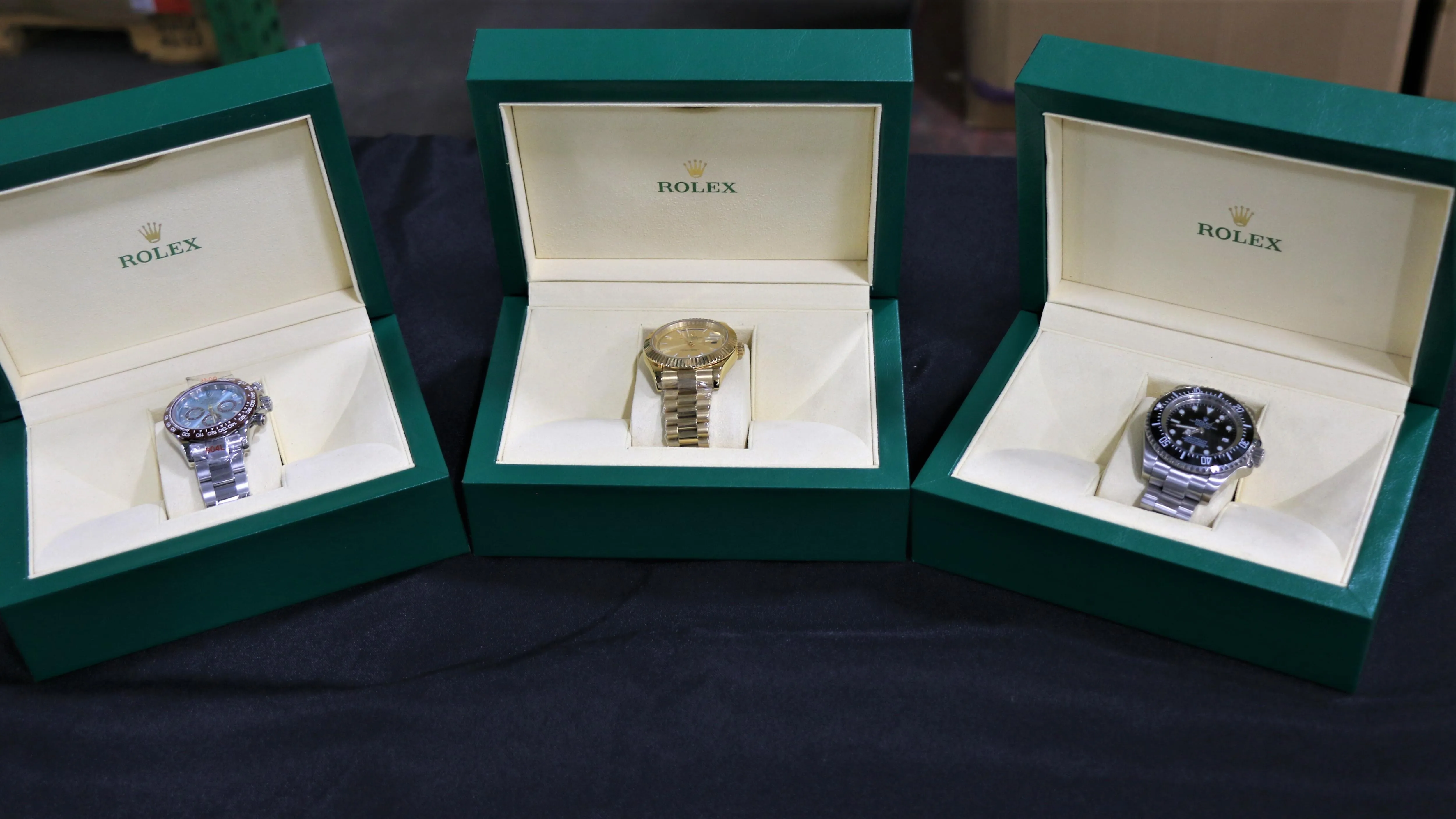 Fake Luxury Watches Worth Over $1.2 Million Intercepted by CBP at LAX Fake Rolex