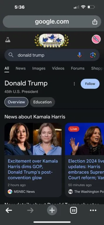 Google Under Fire For Replacing Trump Search Results With Kamala Content Trump 2