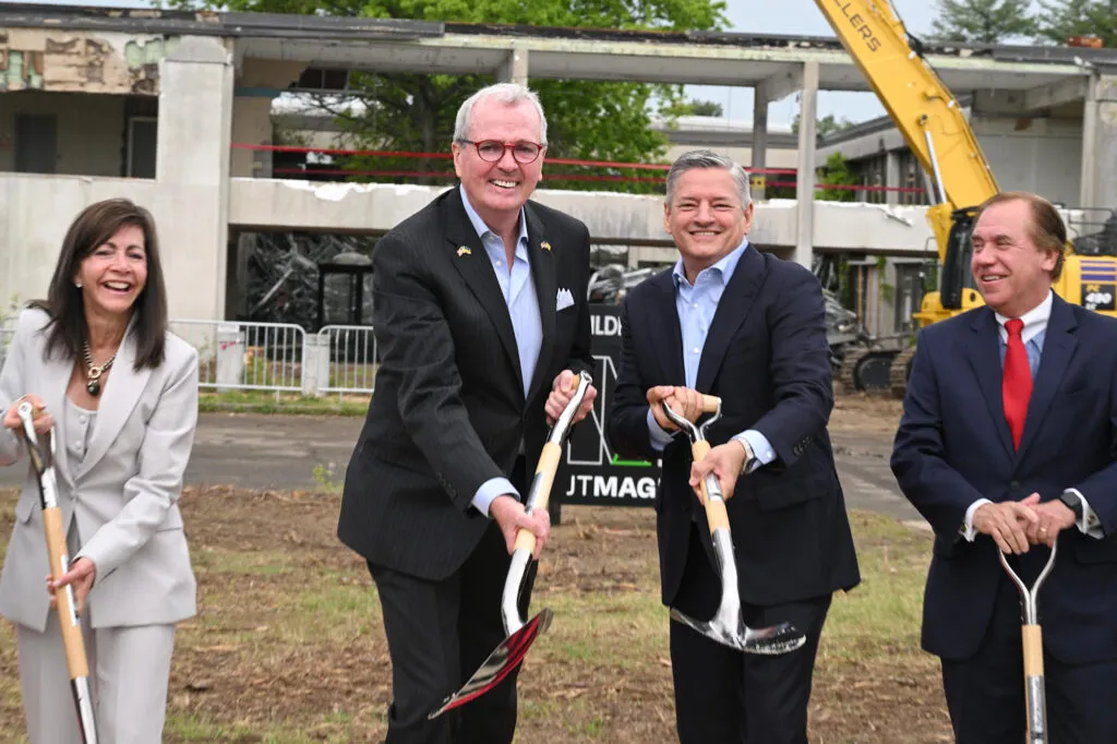 Netflix breaks ground on $1B production hub at Fort Monmouth in New Jersey Netflix breaks ground on $1B production hub at Fort Monmouth in New Jersey