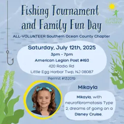 Fishing tournament in Little Egg Harbor to fund Disney Cruise for child with rare condition Fishing tournament in Little Egg Harbor to fund Disney Cruise for child with rare condition