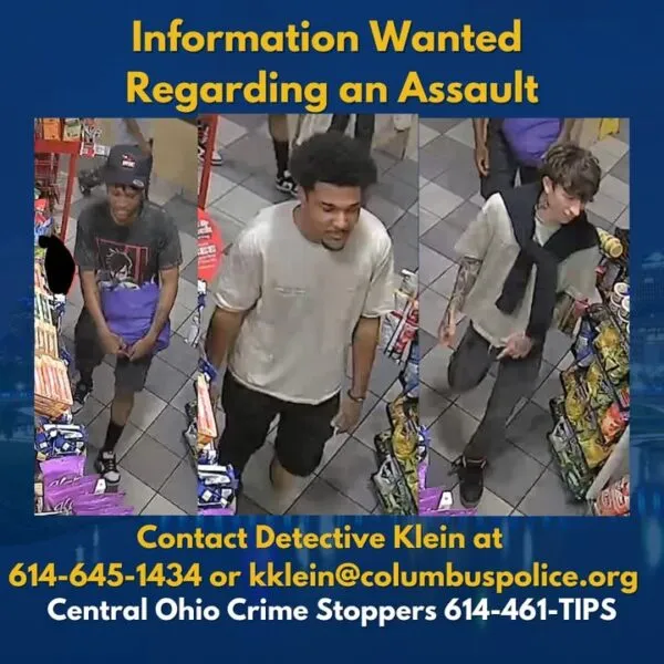 Columbus Police seek suspects in assault near E. 12th and High Columbus Police seek suspects in assault near E. 12th and High