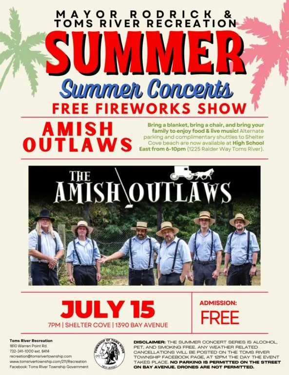 Party Like it's 1885 with the Amish Outlaws on the Beach in Toms River Party Like it's 1885 with the Amish Outlaws on the Beach in Toms River