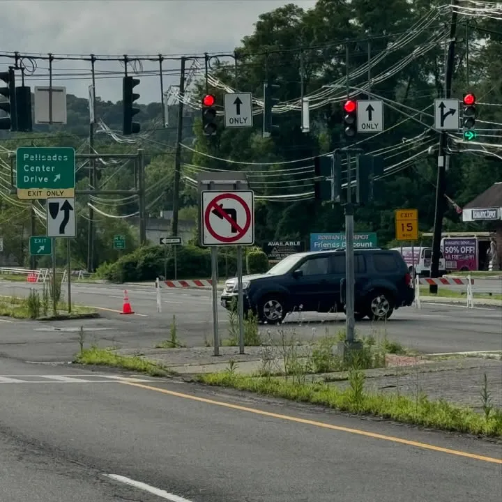 Flooding shuts down Route 59 eastbound in Clarkstown, westbound remains open FLooding2