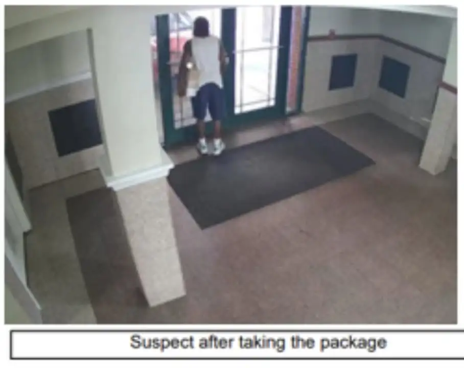 Newark police seek suspect caught on video stealing package from apartment building Newark police seek suspect caught on video stealing package from apartment building