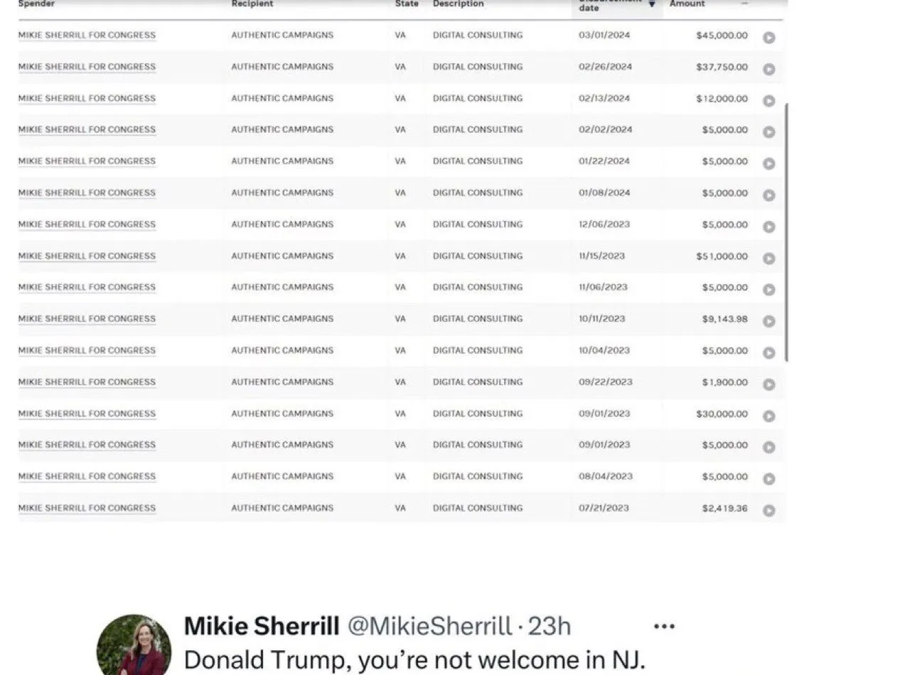 Mikie Sherrill paid $200,000 to daughter of Trump hating New York Judge Juan Merchan Mikie Sherrill paid $200,000 to daughter of Trump hating New York Judge Juan Merchan