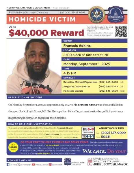$40K reward offered in Brentwood homicide probe $40K reward offered in Brentwood homicide probe
