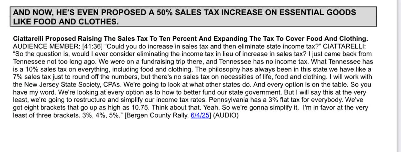 Fact Check: Mikie Sherrill Caught in Campaign Lie About Jack Ciattarelli Raising Sales Taxes, Here’s the Receipts Image 26